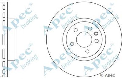 APEC BRAKING dsk904 -  Тормозной диск